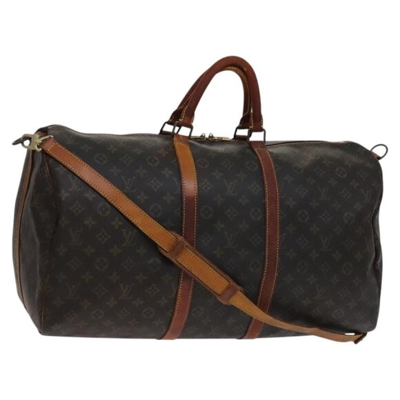 LOUIS VUITTON Monogram Keepall Bandouliere 55 Boston Bag - Picture 2 of 16